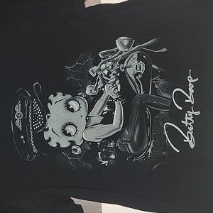 Biker Betty Boop tee